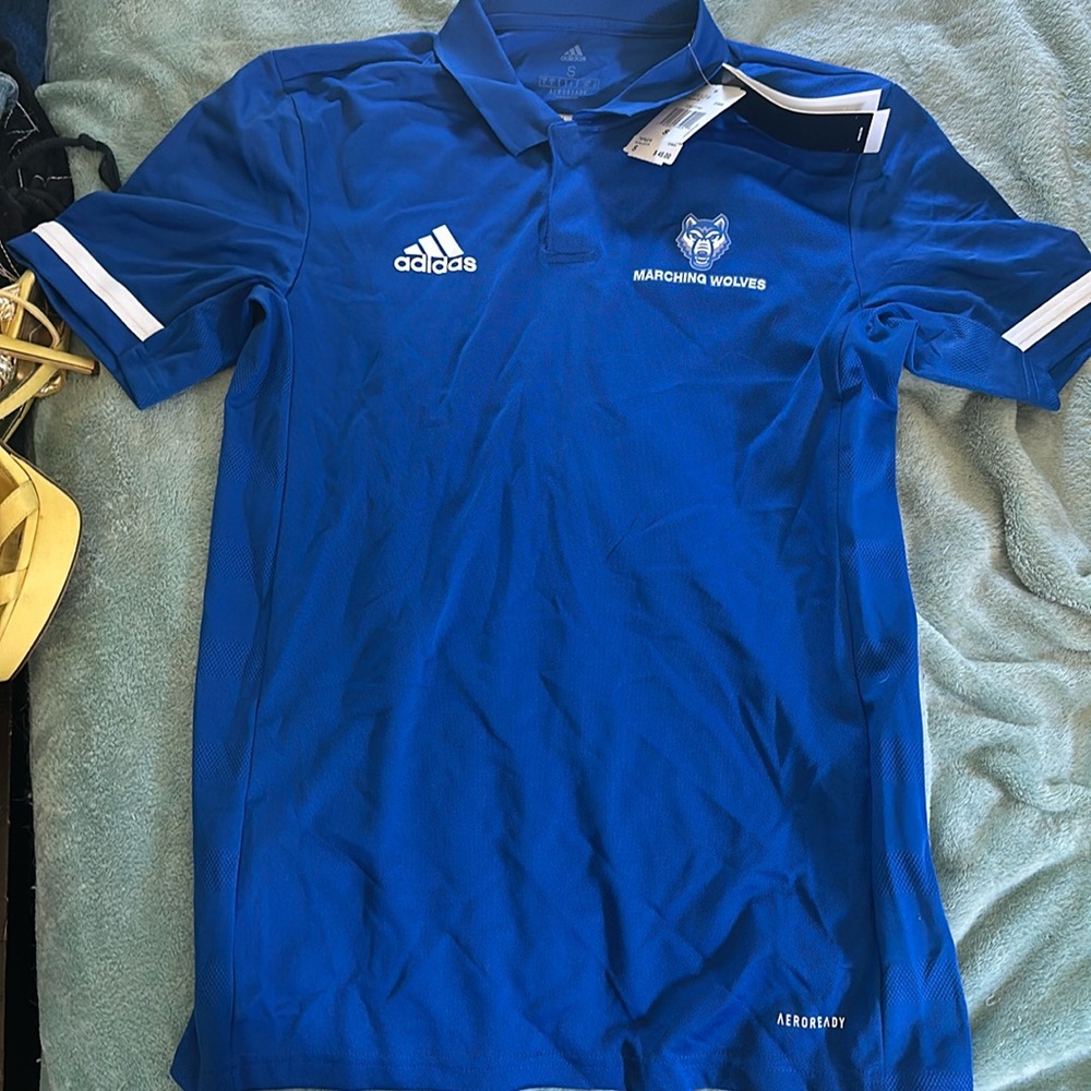 Matching wolves adidas shirt
